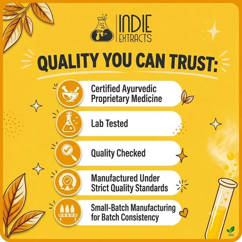 Indie Extracts Full Spectrum Vijaya Leaf | 10pc Gummie | Mango