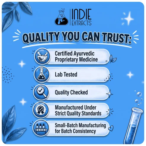 Indie Extracts Full Spectrum Vijaya Leaf | 10pc Gummie | Blackcurrant