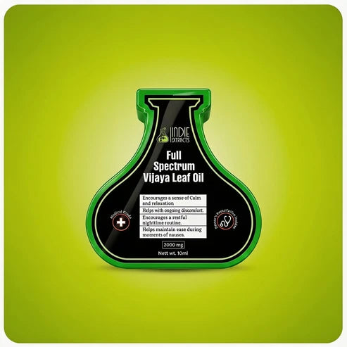 Indie Extracts Full Spectrum Vijaya Leaf Oil | 2000MG