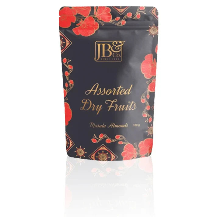 JB&CO Roasted Masala Almond Flavored - Roasted Masala Almond
