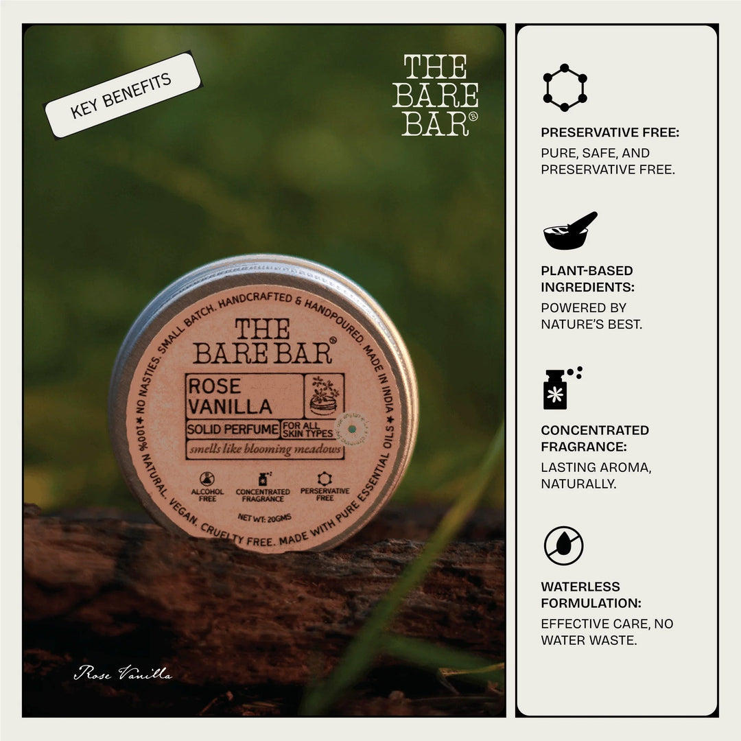 Rose Vanilla Solid Perfume - Suspire