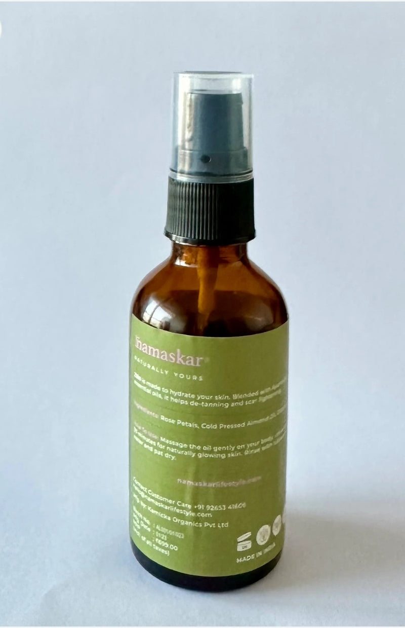 Namaskar Lifestyle Zen | Rich Almond Pink Rose Oil | 50 ml