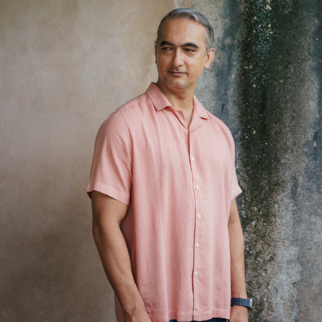 Islands Of Loom Rose Dust Organic Linen Men&