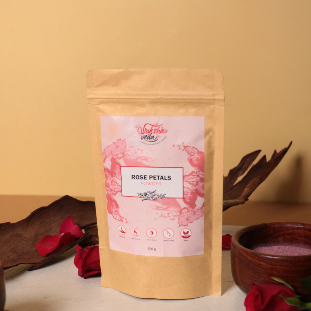 Rose Petals Powder 100g - 100% Natural Dried Rose Powder