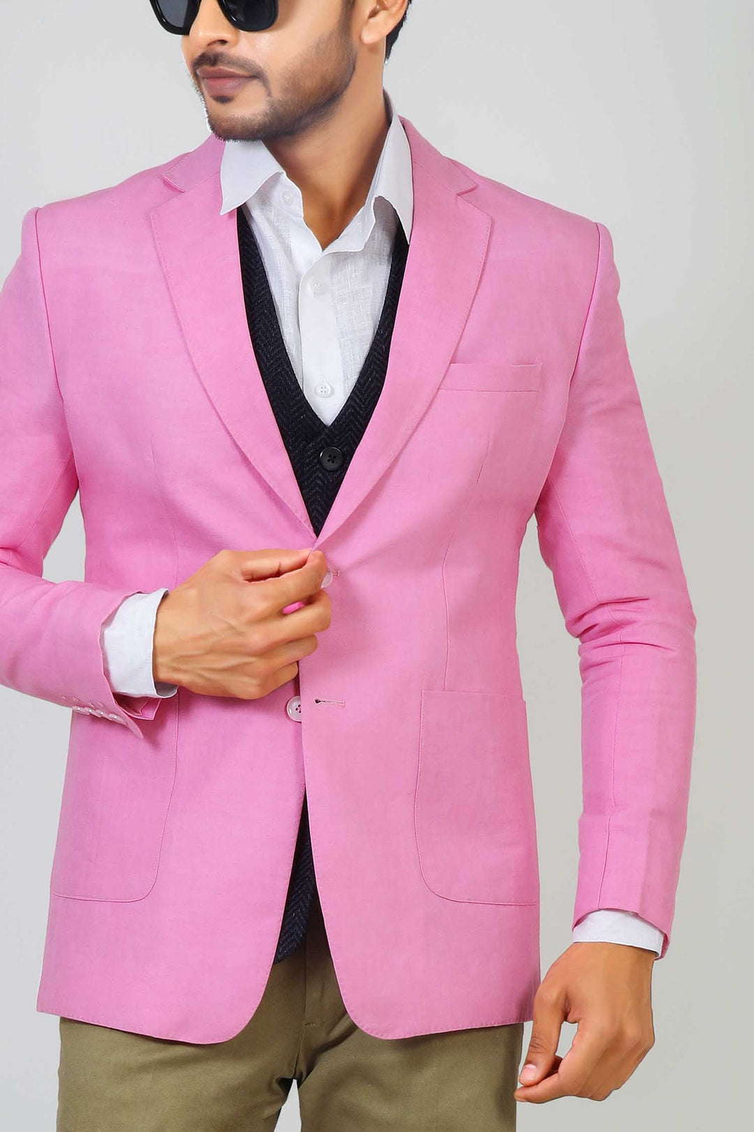 Adam Leaves Rosie - Men’s Hemp Fabric Blazer