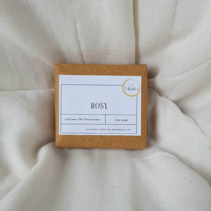 Studio Vilasita Rosy soap - rose oil, lavender & rose clay