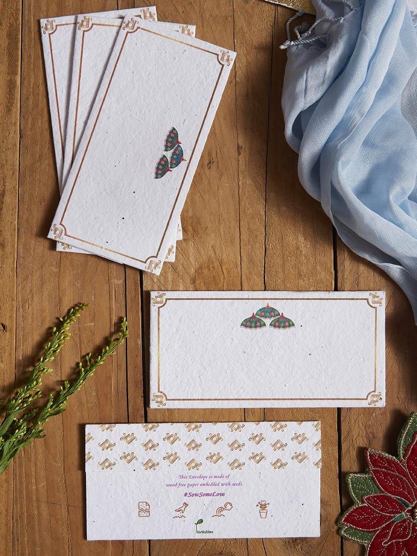 Royal Parasols Seed Paper Gift Envelopes (Set of 5)