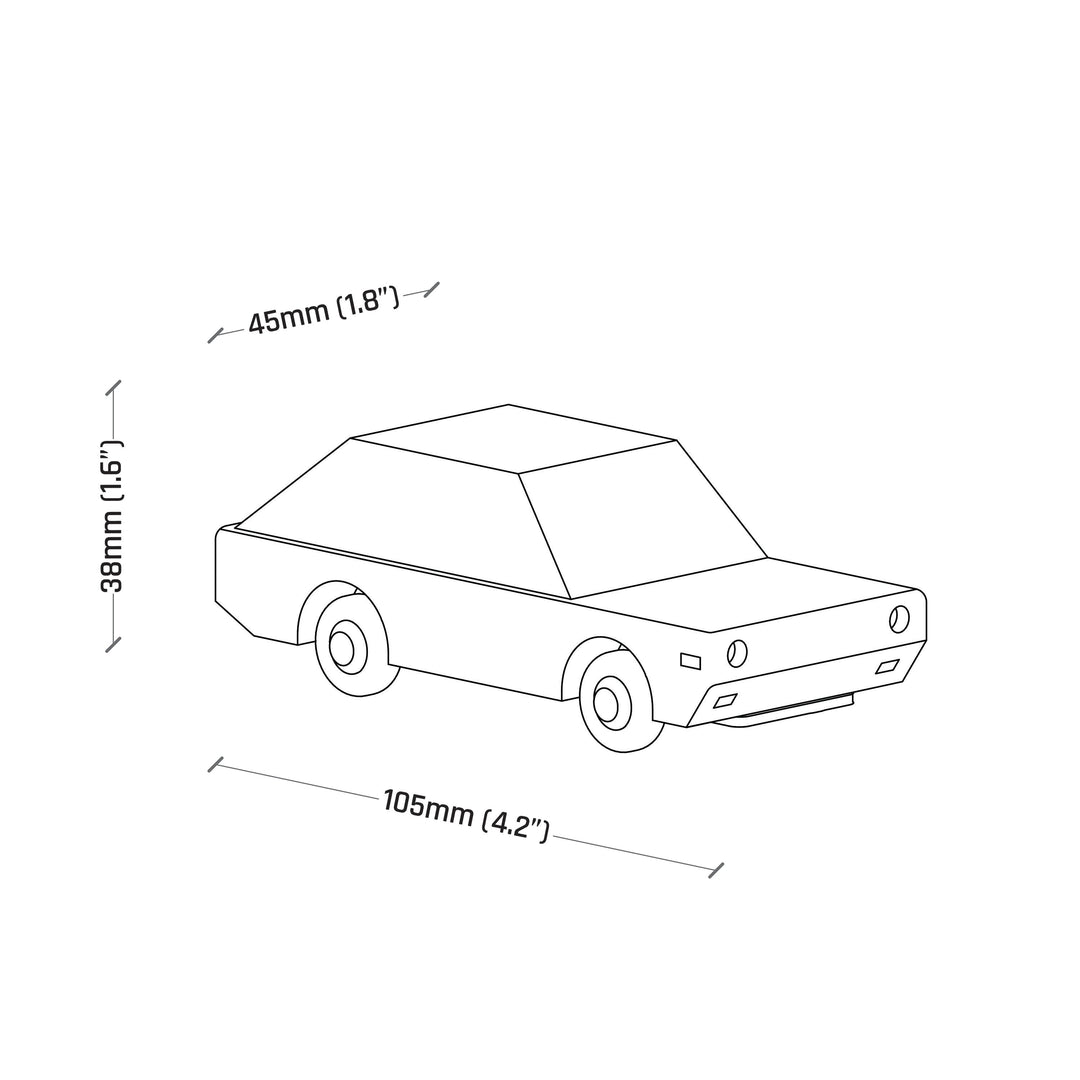 Retro Rohtak - Wooden Toy Car //Hatchback