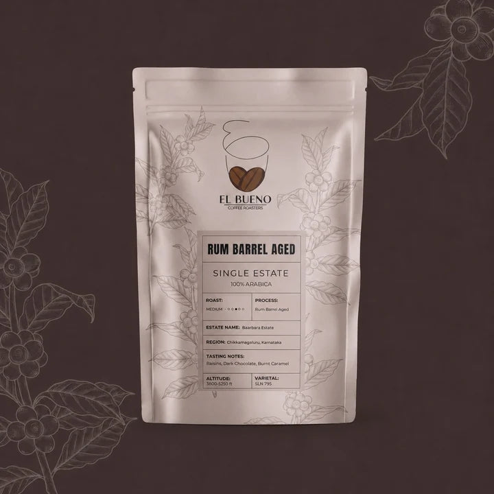El Bueno Rum Barrel Aged Coffee Beans