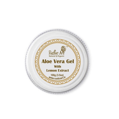 Rustic Art Aloe Vera Lemon Gel (100gm) PACK OF 2