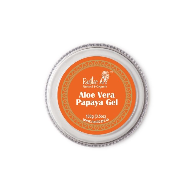 Rustic Art Aloe Vera Papaya Gel 100g [PACK OF 2]