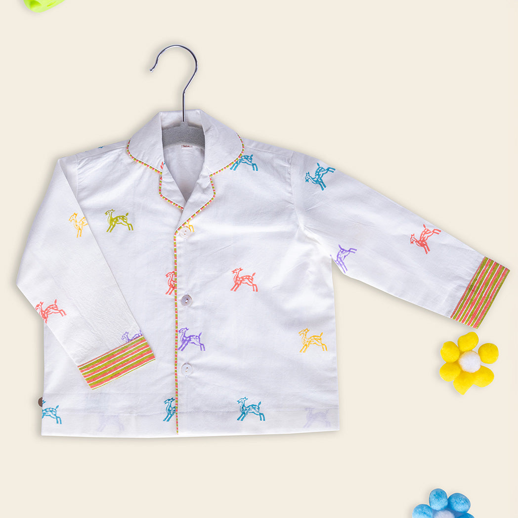 ADYA Tiny Little Deer Kids Night Suit
