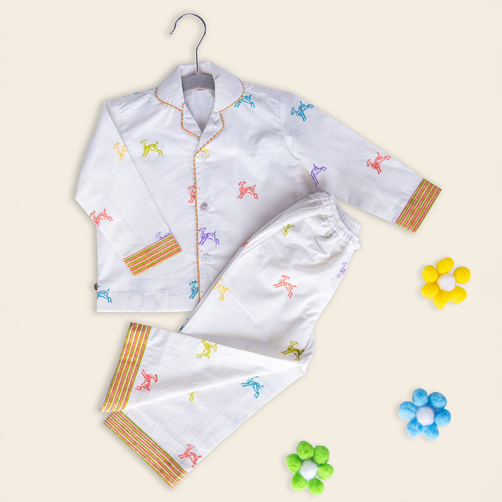 ADYA Tiny Little Deer Kids Night Suit