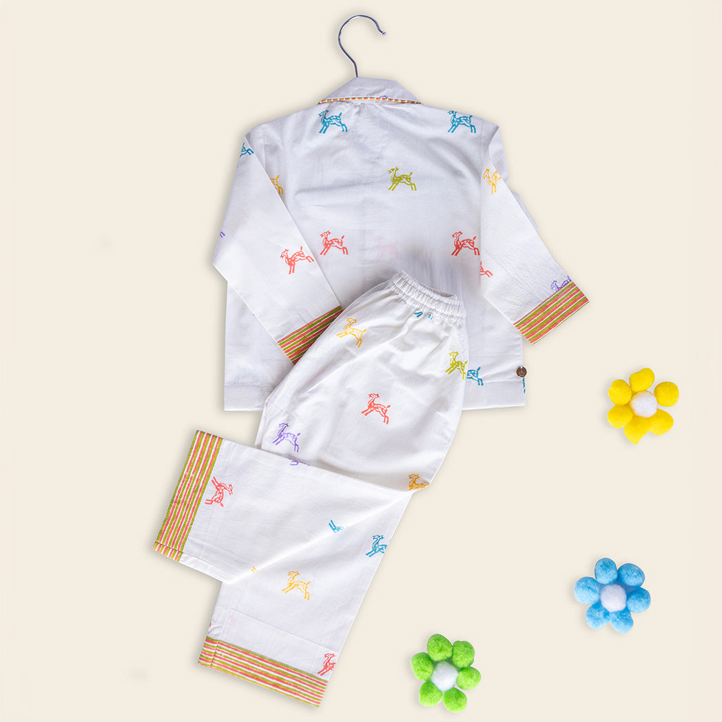 ADYA Tiny Little Deer Kids Night Suit