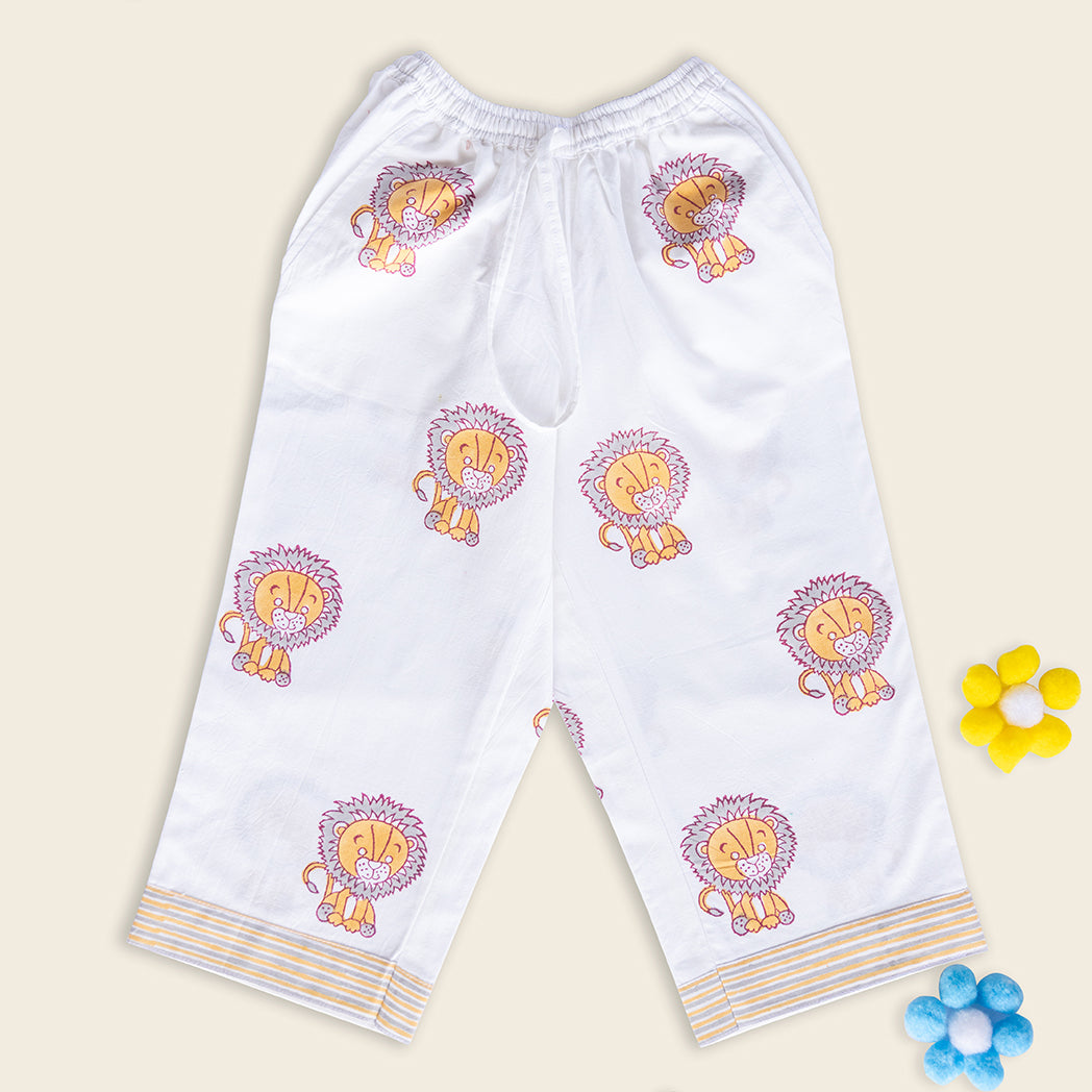 ADYA Little Lion Paws Kids Night Suit