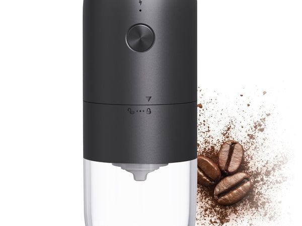 The Bean Co Roasters Electric Coffee Grinder | Powered by USB Plug-in Wire | with Cleaning Brush