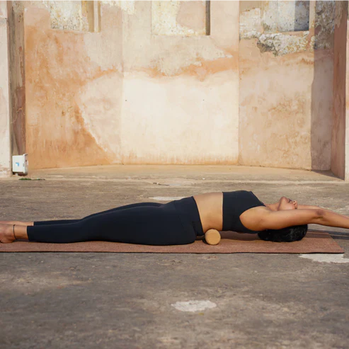 Orae Cork Yoga Roller - For Post Workout Muscle Recovery | Deep-tissue Massage
