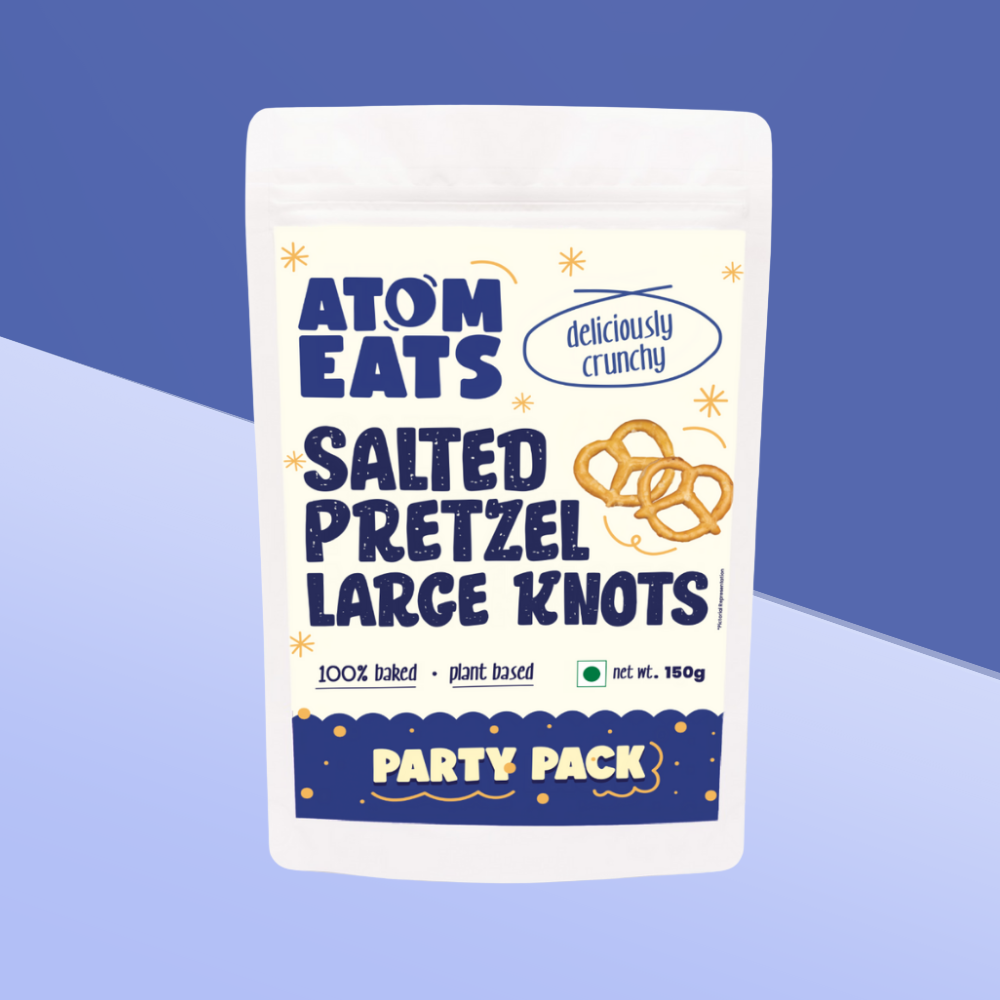 Atom Eats Salted Large Knot Party Pack | 150g Pack by Atom Eats
