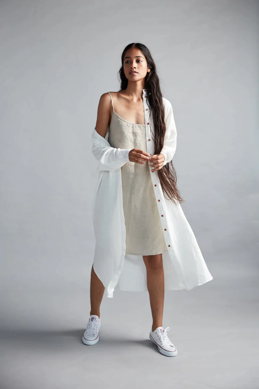 Linen Shirt Dress