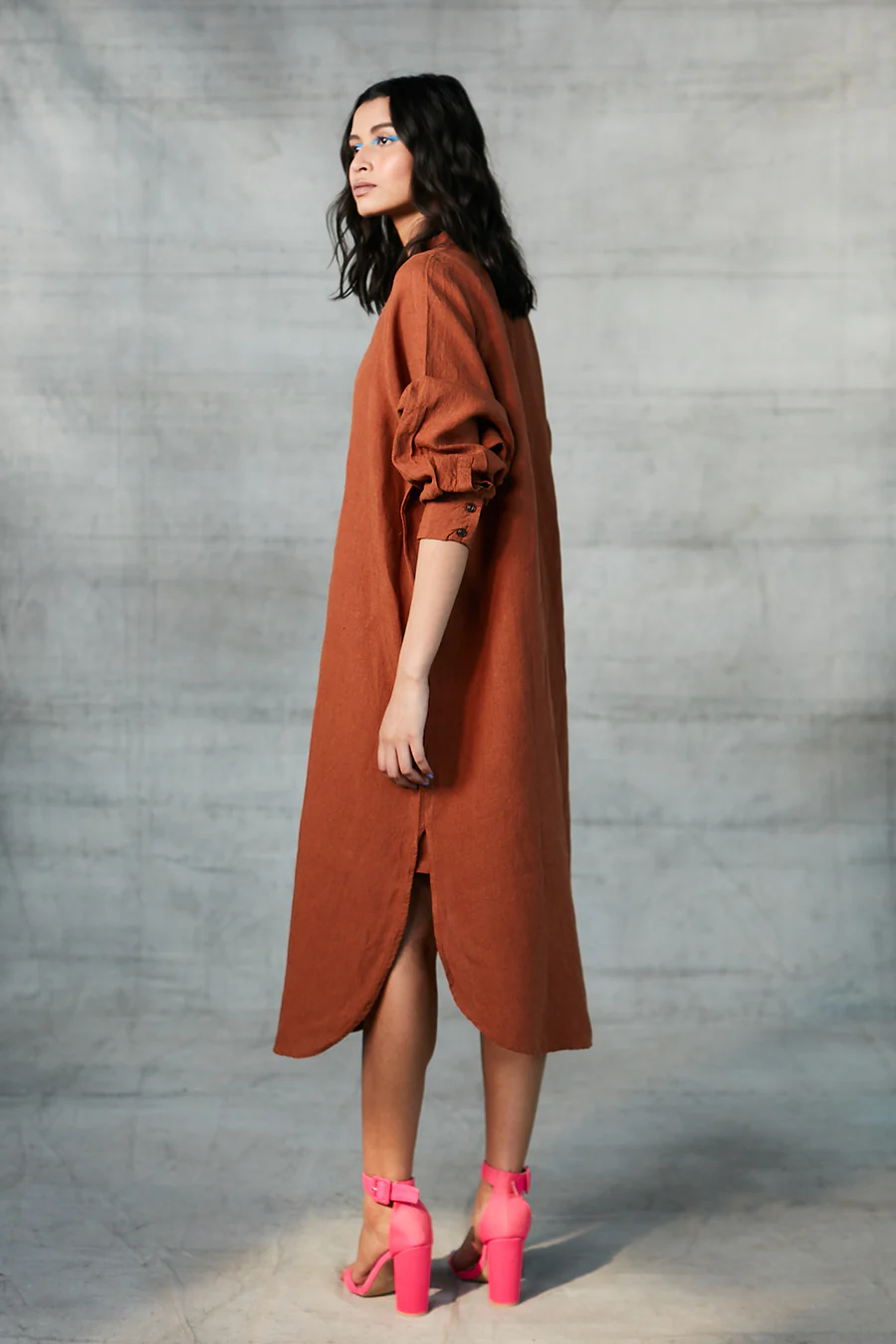 Linen Shirt Dress