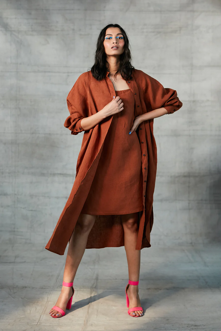 Linen Shirt Dress