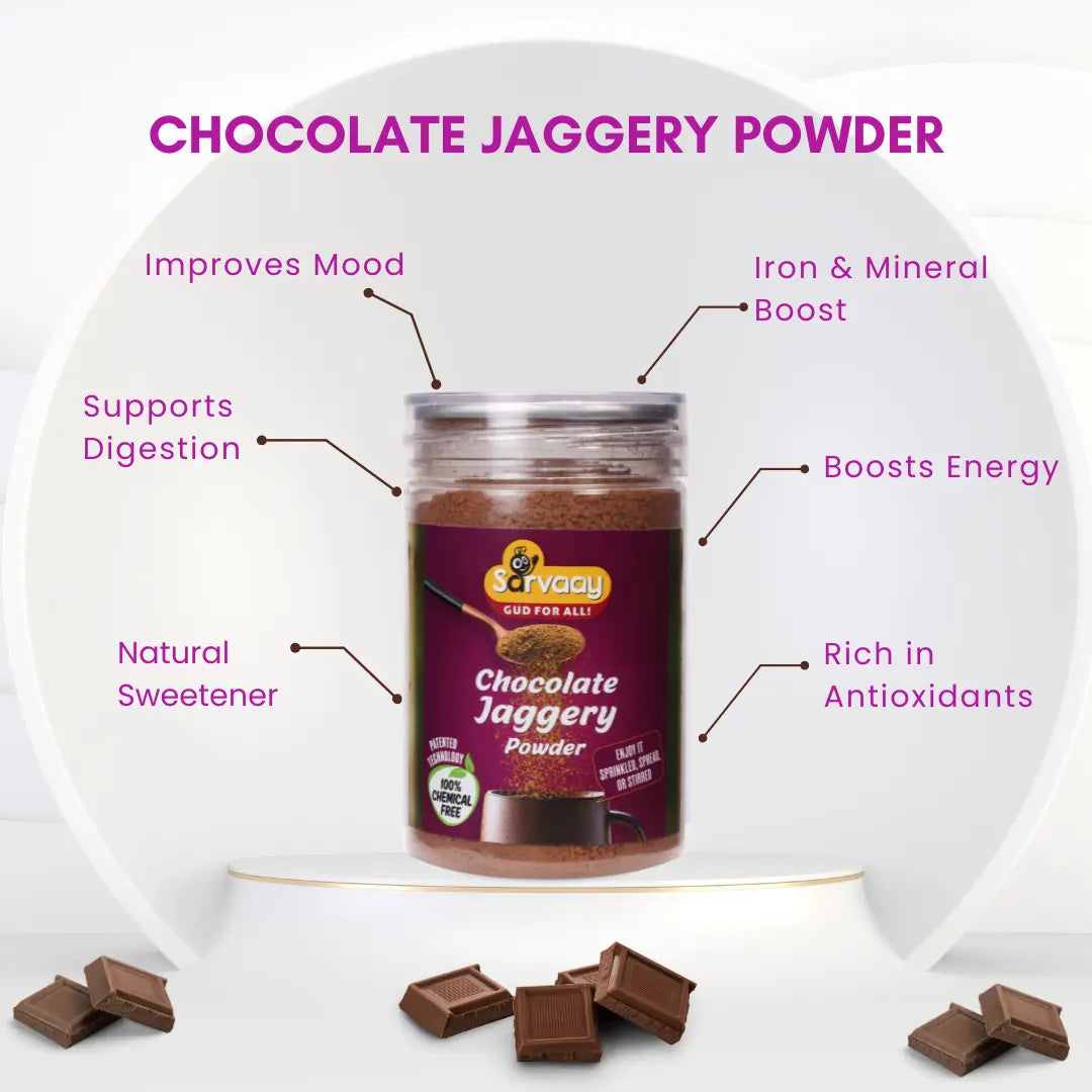 Sarvaay Chocolate Jaggery Powder