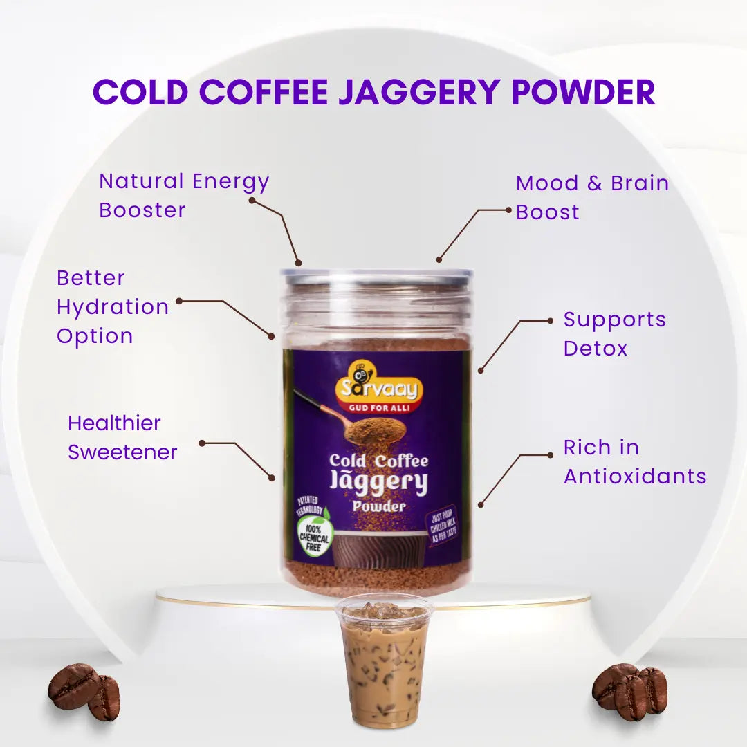 Sarvaay Cold-Coffee Jaggery Powder
