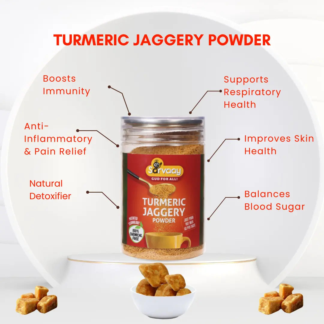 Sarvaay Turmeric Jaggery Powder