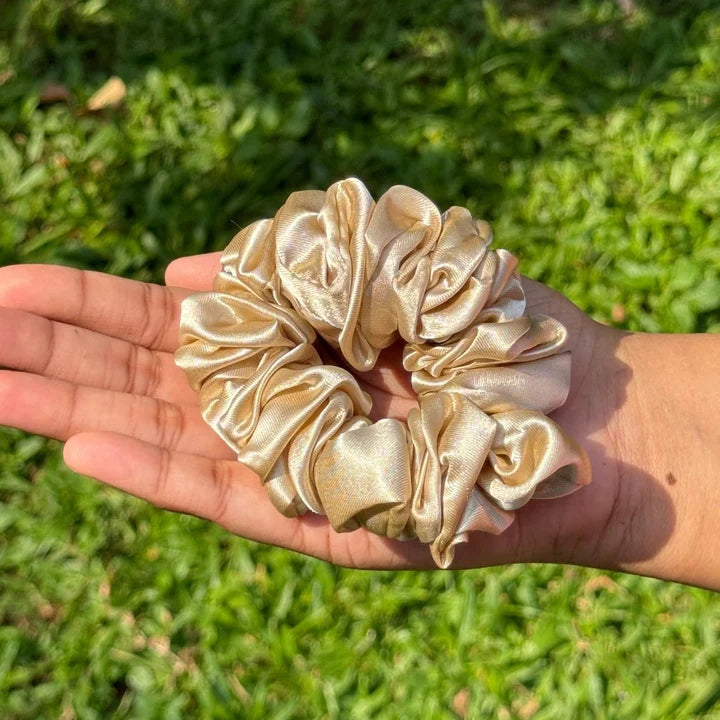 Curl Care Satin Hair Scrunchie Single - Jumbo
