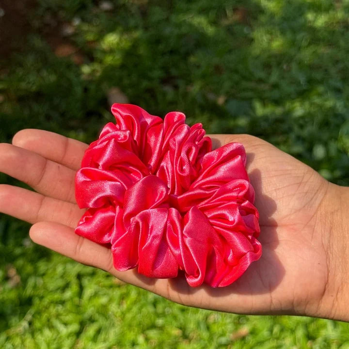 Curl Care Satin Hair Scrunchie Single - Jumbo