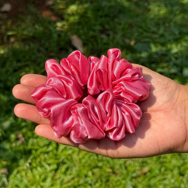 Curl Care Satin Hair Scrunchie Single - Jumbo