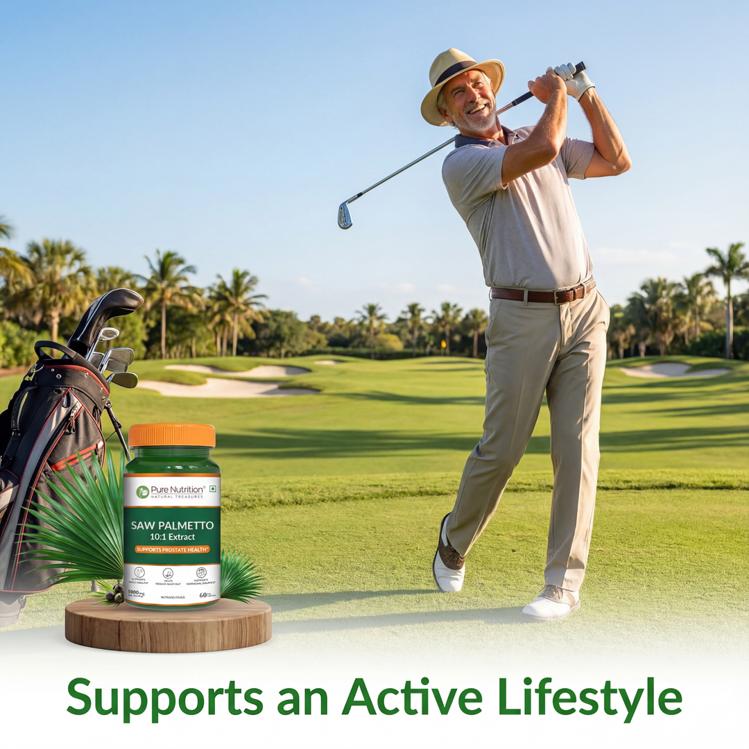 Saw Palmetto Supplement  Prostate Health, Hair Growth & Urinary Support