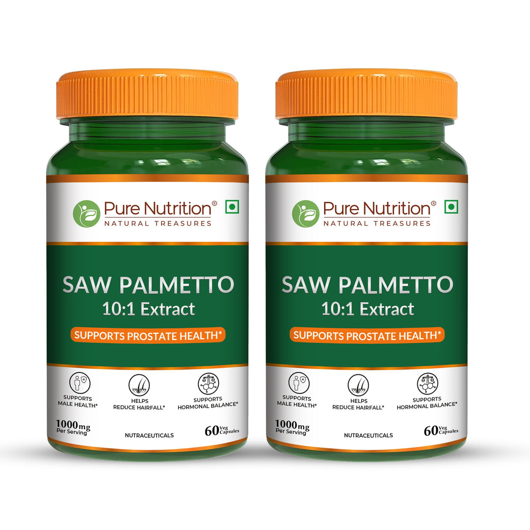 Saw Palmetto 10:1 Extract 1000mg | Supports Men&