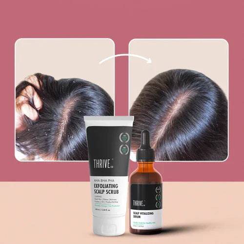 ThriveCo Scalp Kit with Scalp Vitalizing Serum and Scalp Exfoliating Scrub