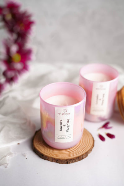 White Fire Lavender & Ylang Ylang - Soy Wax Candle