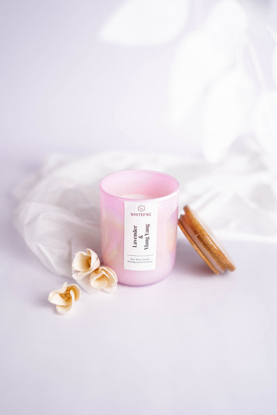 White Fire Lavender & Ylang Ylang - Soy Wax Candle