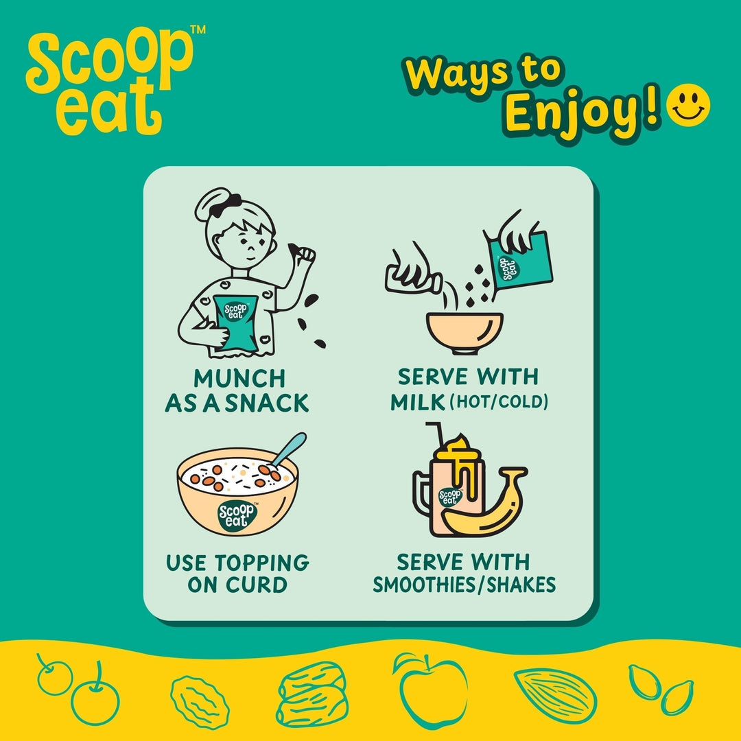 Scoopeat Fruit & Nut Muesli Pack of 2 - 250gm + 750gm - Suspire