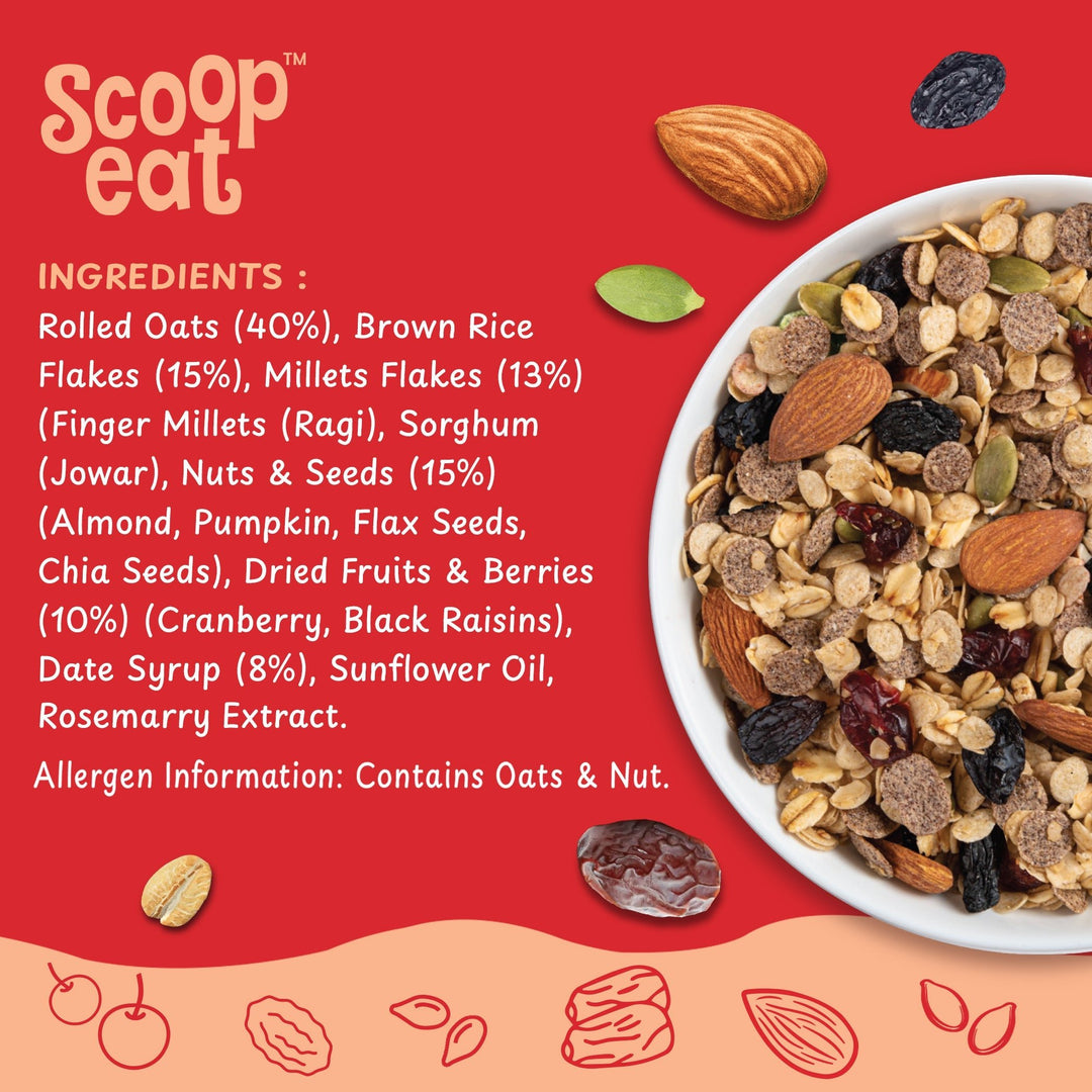 Scoopeat Multigrain Muesli - 250gm - Suspire