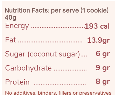 KS Supertreats Almond Flour Cookie | Pack of 6 (40 gm each)