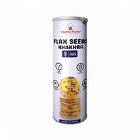 Healthy Master Roasted Khakhra with Flax Seeds 100 g | Coin-Sized, Crispy & Healthy Snack