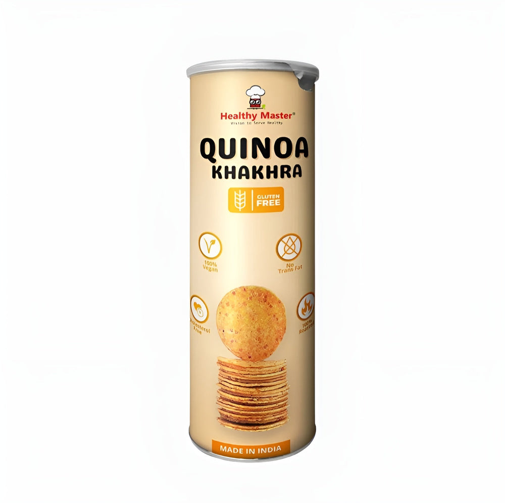 Healthy Master Roasted Quinoa Khakhra 100 g | Coin-Sized, Crispy & Healthy Snack