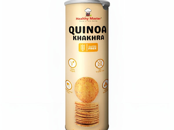 Healthy Master Roasted Quinoa Khakhra 100 g | Coin-Sized, Crispy & Healthy Snack