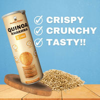 Healthy Master Roasted Quinoa Khakhra 100 g | Coin-Sized, Crispy & Healthy Snack