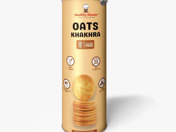 Healthy Master Roasted Oats Khakhra 100 g | Coin-Sized, Crispy & Healthy Snack