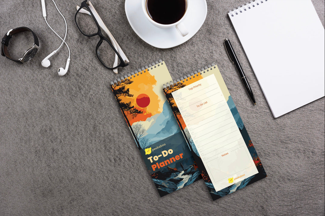 Peekaboo Sunset To-Do Planner