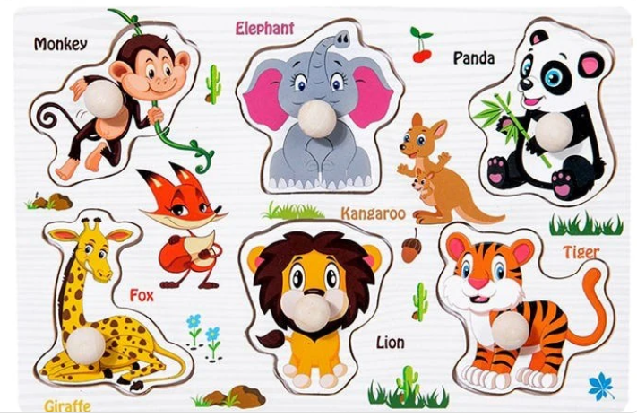 Wudly - Early Learning Small Knob Puzzle