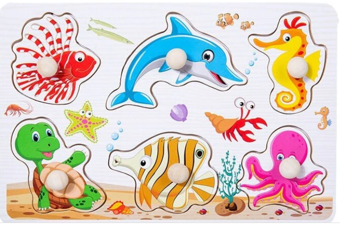 Wudly - Early Learning Small Knob Puzzle