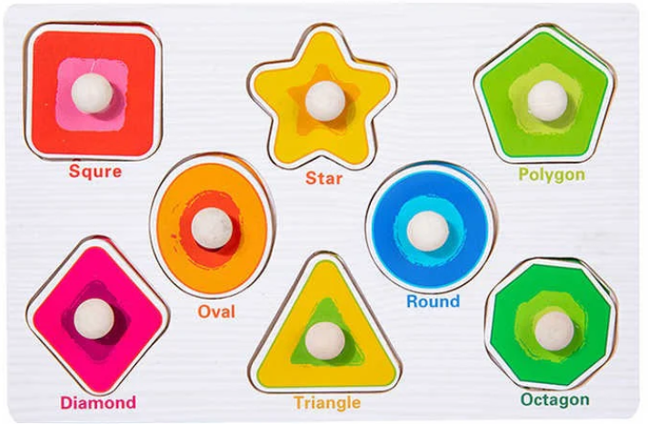 Wudly - Early Learning Small Knob Puzzle