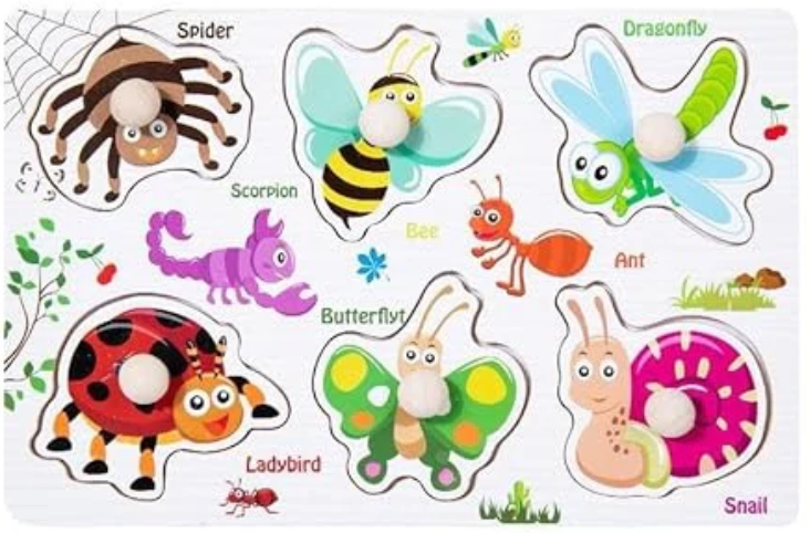 Wudly - Early Learning Small Knob Puzzle