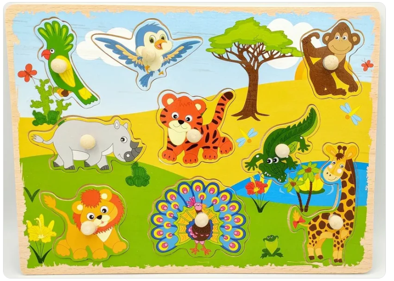 Wudly - Early Learning Small Knob Puzzle